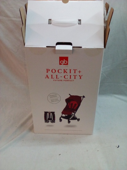 Pocket All City Future Perfect Velvet Black Stroller