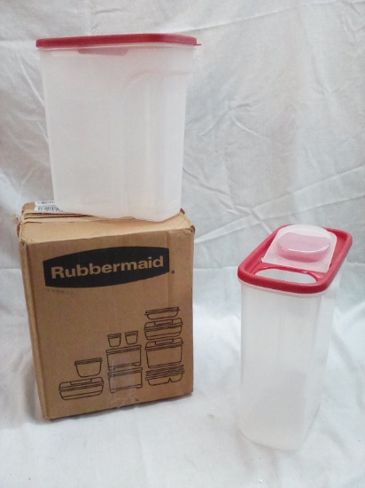 Qty: 2 Rubbermaid 18.7 Cup Containers