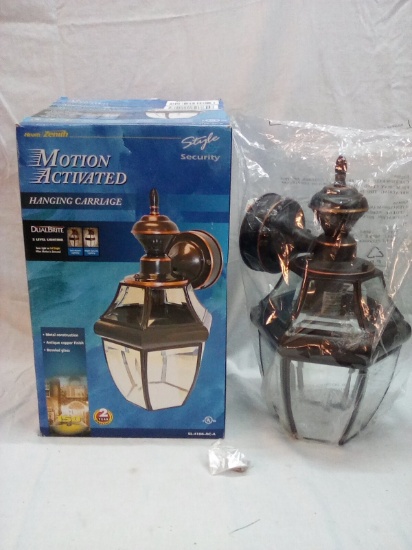 Motion Activated Hanging Carriage Decorative Light