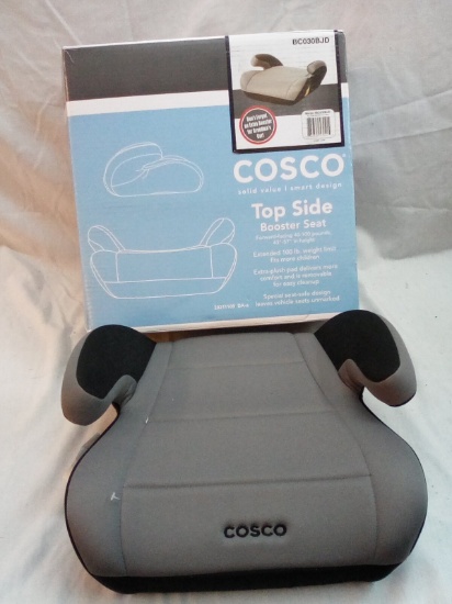 Cosco Grey and Black Top Side Booster Seat