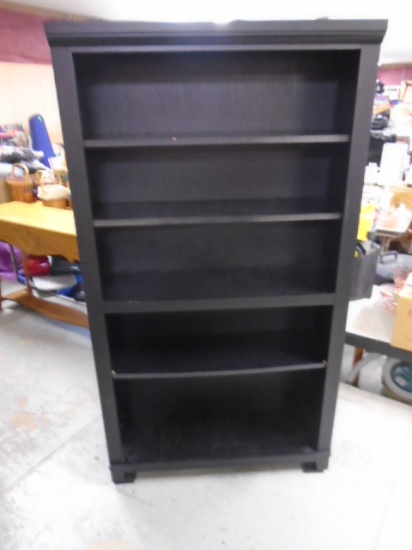 Wooden Bookcase w/ 3 Adjustable Shelves