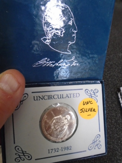 1982 George Washington Unc. Silver Half Dollar