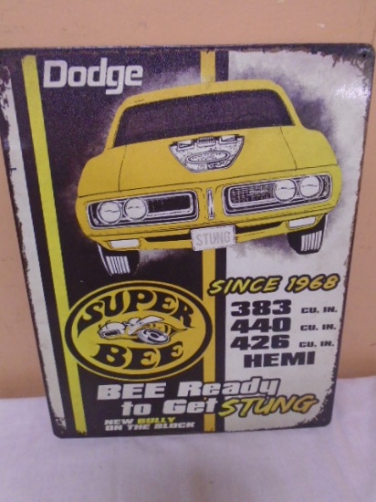 Dodge Super Bee Metal Sign