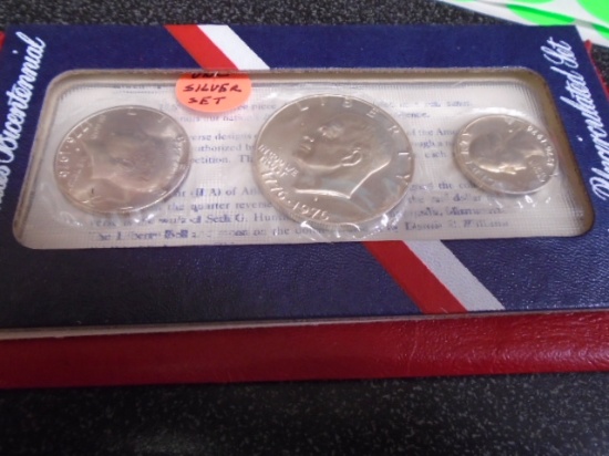 United States Bicentennial Unc. Silver Coin Set