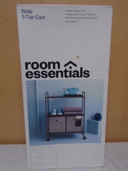 Room Essentials 3 Tier Rolling Cart