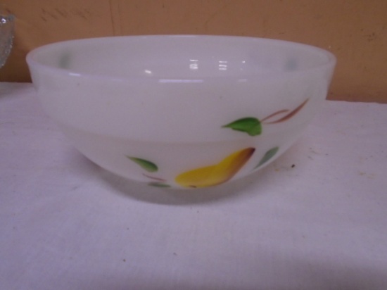 Fire King Gay Fad Hand Painted Mixing Bowl
