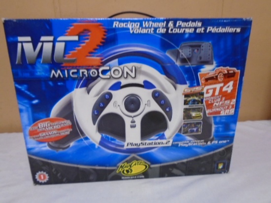 MC2 Microcon Racing Wheel and pedals