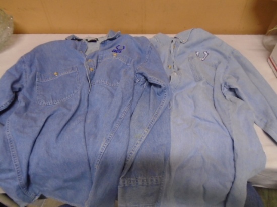 2 Denim Indianapolis Colts Long Sleeve Shirts