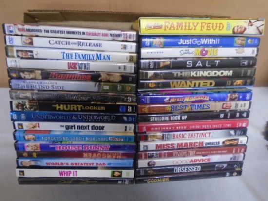 Group of 33 DVDs