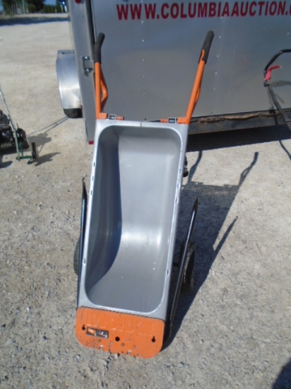 Worx Model WG050 Metal Deck 2 Wheel Flat Free Yard Cart