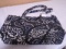 Ladies Vera Bradle Mandy Paisley Noir Pattern Purse