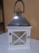 Wood and Metal Candle Lantern