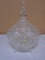 Beautiful Cut Lead Crystal Covered Candy Dish