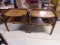 2 Matching Antique 2 Tier Side Tables