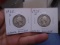 1935 S-Mint and 1935 D-Mint Silver Washington Quarters