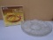 Vintage Anchor Hocking Chip & Dip & Glass Relish Tray