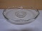 Vintage Clear Glass Scalloped Edge Large Bowl