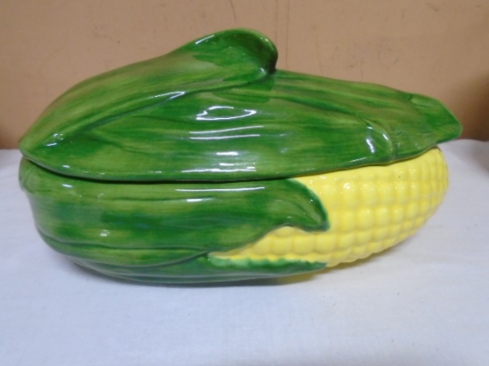 Corn Covered Serving Dish