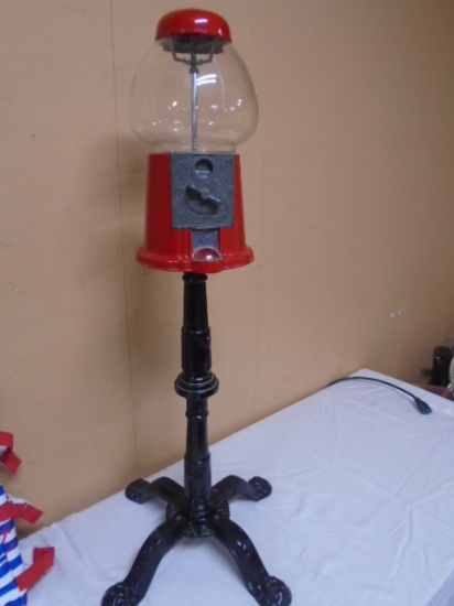 Gumball Machine on Pedestal