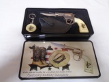 Kentucky Cutlery Roy Rogers Pistol Knife w/ Holster & Key Chain
