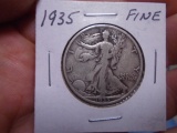 1935 Silver Walking Liberty Half Dollar