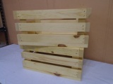 2 Matching Heavy Duty Wooden Storage Crates