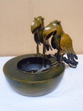 Metal Art Bird Fountain