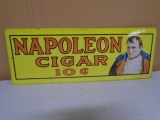 10 Cent Napoleon Cigar Metal Advertisement Sign