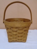 1991 Longaberger Round Basket w/ Handle