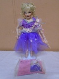 Paradise Galleries Porcelain Sugar Plum Fairy Doll