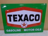 Texaco Gasoline & Motoroils Metal Sign