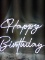 Lighted Happy Birthday Sign