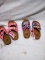 Qty. 2 Pair Girl's Must Havs Sandlas Size Medium 13/1