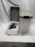 Plastic Pet Food Container