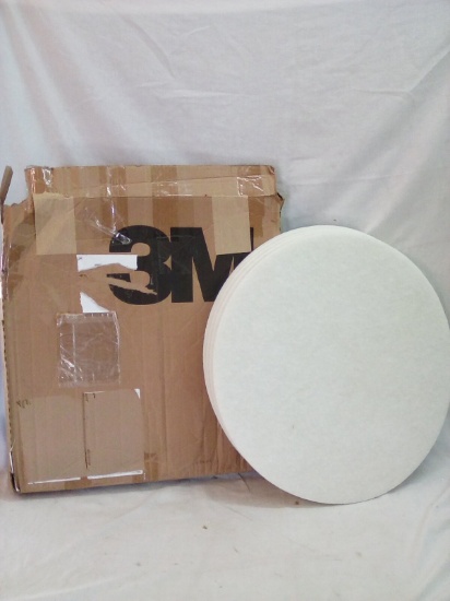 Qty: 5 3M 20” Diameter Floor Scrubber Pads