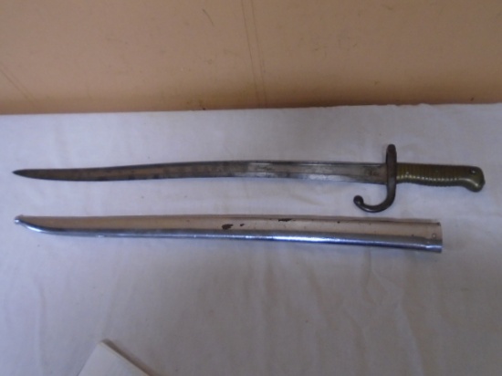 Antique Bayonet Sword w/Original Scabbard