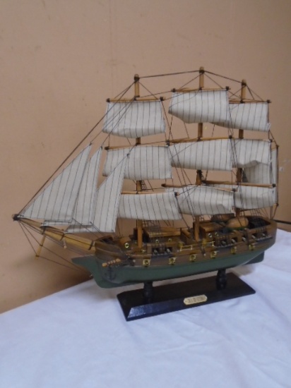 Large Wooden Victoria Sailing Ship