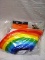 Hyde and Eek Size XL Led Light Up Rainbow Pet Costume