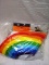Hyde and Eek Size XL Led Light Up Rainbow Pet Costume