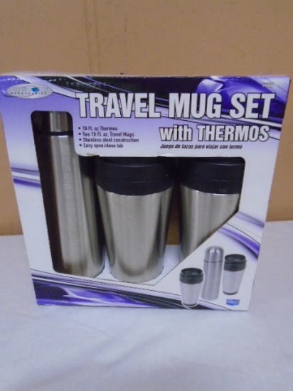 3pc Stainless Steel Travel Set