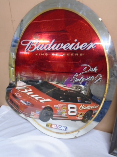 Budweiser Dale Earnhardt Jr Bar Mirror