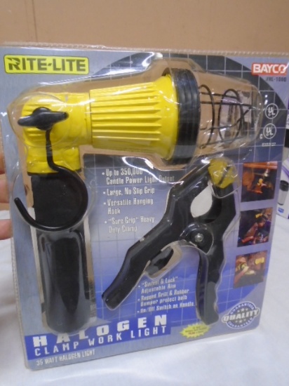 Rite Lite 35 Watt Halogen Clamp Work Light