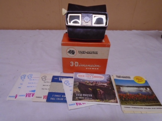 Vintage View Master 3 Dimensional Viewer