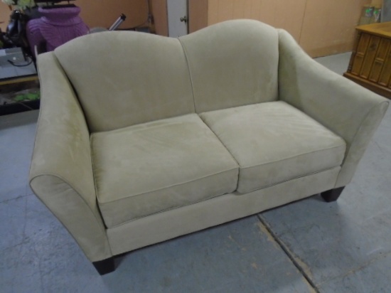 Like New Light Tan Bau Haus Furniture Love Seat