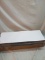 Qty. 2 White Wooden Floating Shelves 24”x9” with mounting hardware