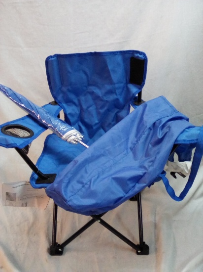 Children’s camp chair with umbrella