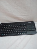 Logitech Keyboard and Touch Pad Cordless with USB Reciever Plug