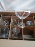 Libbey Galss 6 Piece Martini Glass Set