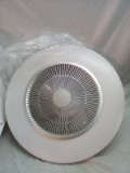 Ceiling Mount 22” Diameter LED Light Fixture and Fan Combo