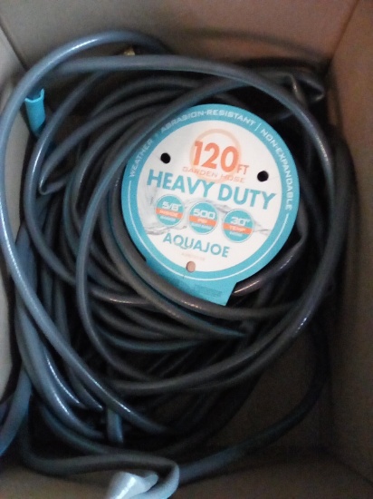 Heavy Duty 120 ft garden hose Aqua Joe